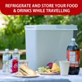 thumbnail image 3 of Koolatron 12V Electric Cooler/Warmer, 17L (18 qt) Thermoelectric Car Fridge, Portable Mini Fridge, Gray, 3 of 9