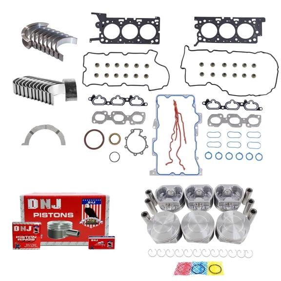 DNJ EK437 Engine Rebuild Kit Fits Cars & Trucks 2003 Mazda 6 3.0L DOHC V6 24V 181cid