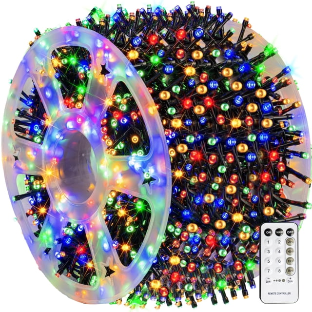 Guirnalda de luces navideñas Dazzle Bright 1000 LED, 100 m