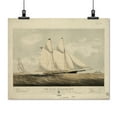 thumbnail image 2 of Print: The Yacht Maria 216 Tons: Modelled By R.L. Stevens Esq. Built By, 2 of 4