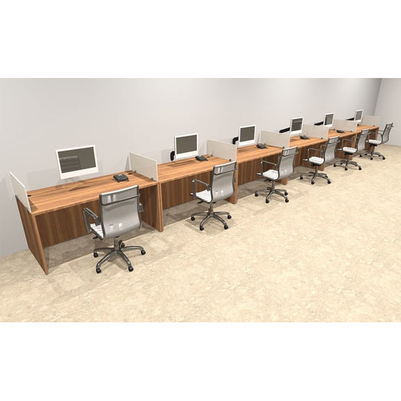 Six Person Divider Modern Office Workstation Desk Set, #OT-SUL-SP17