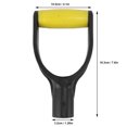 thumbnail image 4 of Yellow & Black D-Grip Replacement for Digging & Raking Tools 32mm Inner Dia. Silicone-Reinforced Snow Shovel Handle, 4 of 8