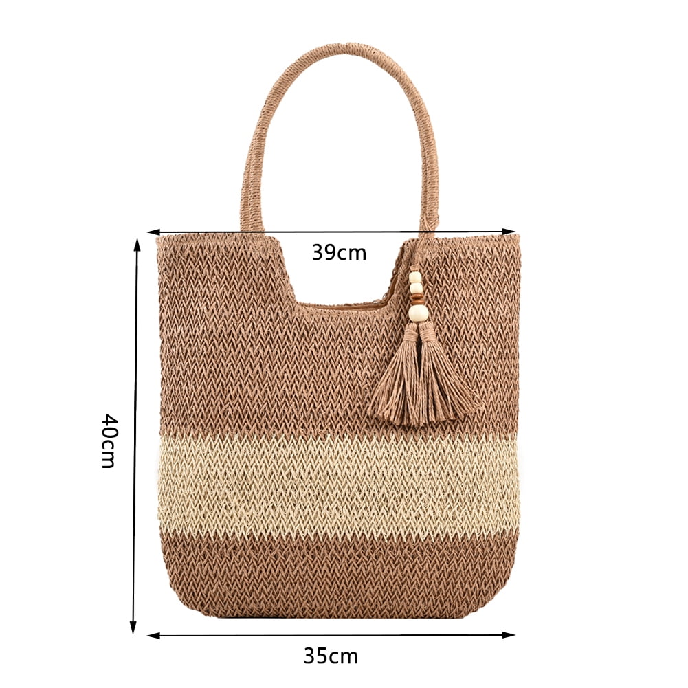 Handmade straw bags with leather handles — Nina Yaya