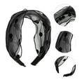 thumbnail image 5 of Unique Bargains 1 Pc Fashion Polka Dot Wide Headbands for Women Black, 5 of 6