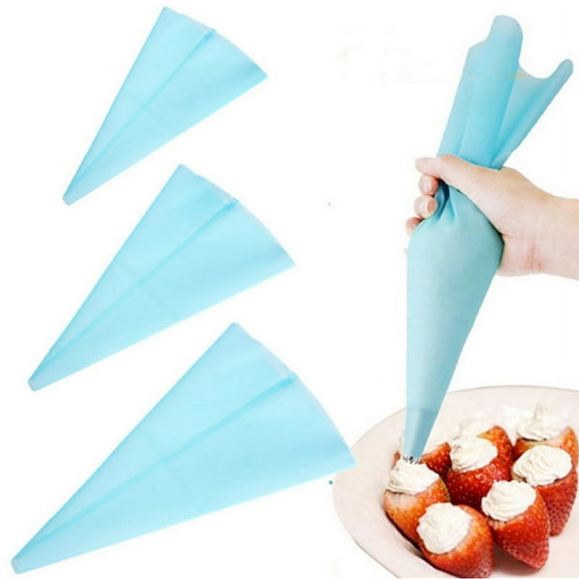 Bolsa para pasteles, 3 uds., bolsa para glaseado, bolsas para manga pastelera, bolsa para repostería, bolsas para repostería reutilizables, bolsas para repostería, bolsas para decoración de