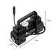 thumbnail image 3 of Compresor de aire portátil para inflador de neumáticos 12V para coche, SUV, bicicleta | Manómetro digital, bomba rápida de 40L/min, apagado automático programable, luz LED de emergencia | 150 PSI, 3 of 7