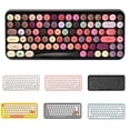 thumbnail image 2 of 308i Bluetooth Wireless Keyboard 84 Round Button Keys Round Button Gaming Keyboard Compatible for Windows/Mac/Android/Ios, 2 of 9
