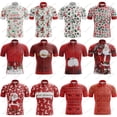 thumbnail image 2 of Maillot de ciclismo navideño para hombre, transpirable, de secado rápido, para ciclismo, equipo de ciclismo, ropa de ciclismo, 2 of 4
