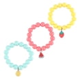 thumbnail image 2 of 3 Pcs Bracelets Pendentif Fruit Perles Créatives Bracelets Décorations pour Enfants, 2 of 7