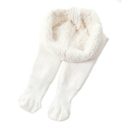 

Kids Lined Leggings-Winter Baby Tights Pantyhose Warm Soft Cotton Stockings Thick Pants for Girls Boys Toddler Infant