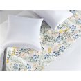 thumbnail image 2 of Botanical Bed Runner, Summer Season Themed Garden of Flowering Meadow and Lemons Print, Decorative Accent Bedding Scarf for Hotels Homes & Guest Rooms, King, White Fern Green Mustard, by Ambesonne, 2 of 3