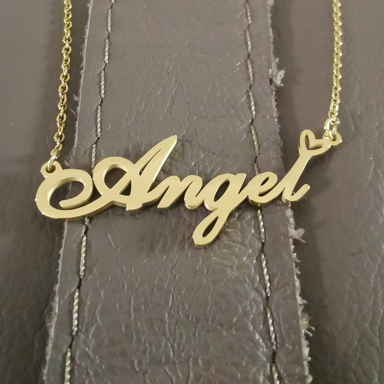 Brianna Custom Name Necklace Customized Personalized Plated Name