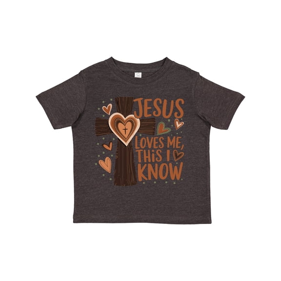 Inktastic Jesus Loves Me Boys or Girls Toddler T-Shirt