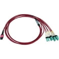 thumbnail image 2 of Tripp Lite N845X-05M-8L-MG Fiber Optic Duplex Trunk Network Cable, Magenta Jacket, Magenta Connector, Black Connector, Aqua Connector, 1 Piece (Quantity), 2 of 5