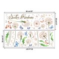 thumbnail image 5 of Un conjunto de pegatinas de pared de mariposas de diente de león, pegatinas de pared, decoración de pared, 5 of 5