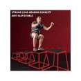thumbnail image 1 of Bingirl Plyometric Jumping Box - Steel Plyo Box for Exercise with Anti-Slip Surface, 12/18/24 Inch (Red) for Home Gym Training, 1 of 7