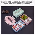 thumbnail image 5 of Thermal Bento Box, Wheat Straw Leak Proof Lunch Container with Silicone Seal, Portable Meal Prep Food Storage for Work School Travel, 5 of 9
