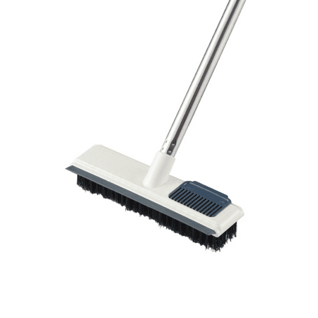 

2 In 1 Scrape and Brush Floor Scrub Brush with Long Handle Scrub Brush