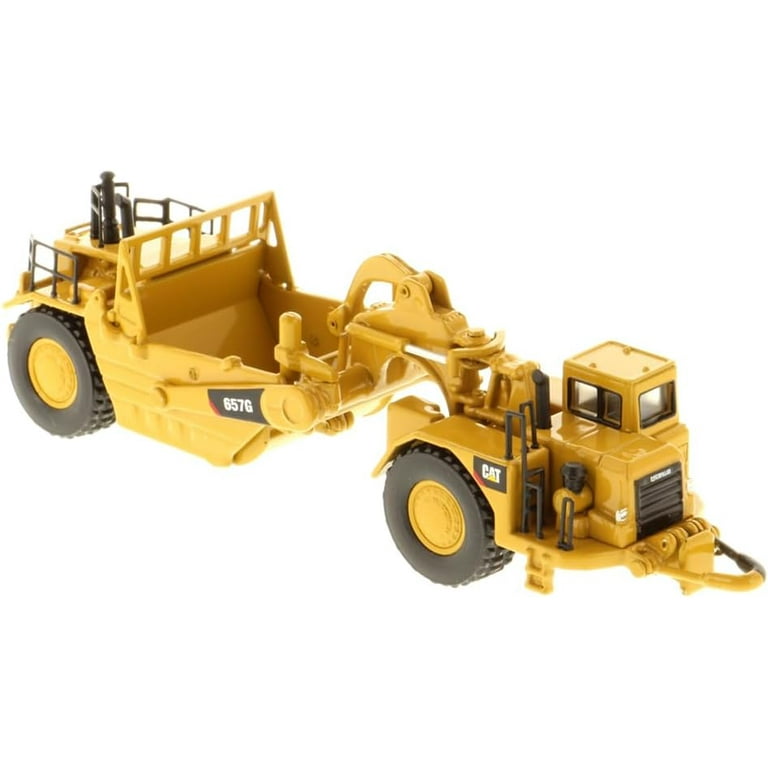 Diecast Masters 1:125 Scale Caterpillar 657G Wheel Tractor Scraper - Elite Series Model