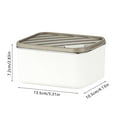 thumbnail image 2 of Titre de Produit de Rangement Alimentaire Contenant à Lunch Portable 600 ml avec Conception à Étages en Acier Inoxydable pour Compatibilité Micro-Ondes Réutilisable pour le Travail et les Pique-Niques Compatible Lave-Vaisselle, 2 of 6