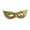 Gold, variant on Halloween Embossed Metallic Half-Face Mask, Textured Eye-Covering Masquerade Prop with Elastic Band (1 PC Mask) Silver One Size