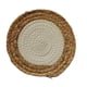 thumbnail image 2 of Cateissary Tapete de redondo, posavasos, mantel Individual de aislamiento tejido de paja, decoración de escritorio de cocina de estilo nórdico de Mostrada Linea blanca 15cm Cateissary HA083315-01, 2 of 6