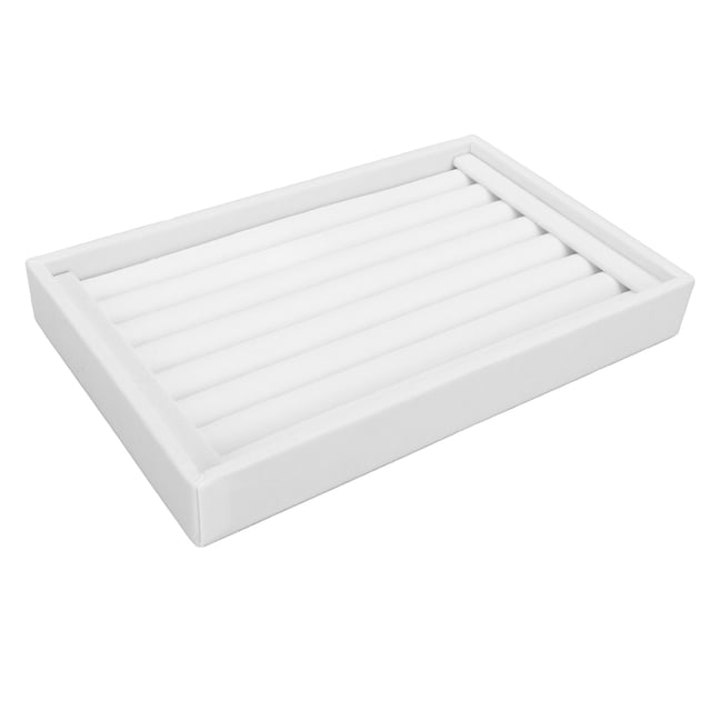 Estuche Para Joyería, Joyero Blanco De Gran Capacidad Con Diseño Superior Libre Para La Familia