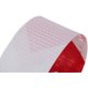 thumbnail image 5 of Cinta de tráfico Cinta roja y blanca Cinta reflectante autoadhesiva Advertencia de tráfico Adhesivo reflectante nocturno Marcado del suelo del coche, 5 cm x 10 m, 5 of 5