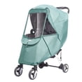 thumbnail image 1 of Sunveno Universal Baby Stroller Rain Cover, Breathable Waterproof Shield with Clear Window, Green, 1 of 5