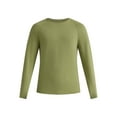 thumbnail image 5 of Ozark Trail Men's & Big Men's Merino Wool Blend Long Sleeve Tee with UPF50+, Sizes S-3XL, 5 of 5