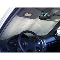 HeatShield, The Original Windshield Sun Shade, Custom-Fit for Acura MDX SUV 2001, 2002, 2003, 2004, 2005, 2006, Silver Series