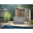 thumbnail image 6 of 2 x 2 Square Metal Planter Box Durable Raised Garden Bed in Galvalume Steel 24 x 24" With 18" Inch High Walls (Slate Gray), 6 of 6