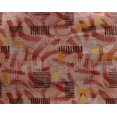 thumbnail image 4 of oneOone Georgette Viscose Bittersweet Fabric Stripe & Texture Sewing Craft Projects Fabric Prints By Yard 42 Inch Wide, 4 of 4