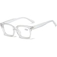 thumbnail image 1 of ZUVGEES Style Rétro Verre de Lecture Carré Grands Montures de Lunettes Grand Lentille 50mm, 1 of 4