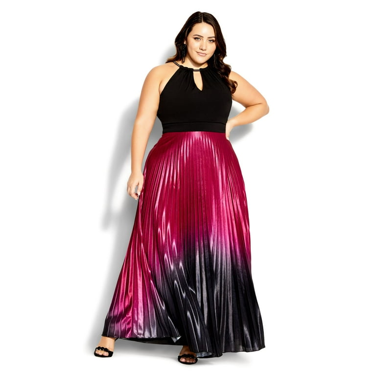 City chic ombre maxi cheap dress