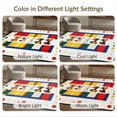 thumbnail image 7 of ODIKA 5'x7' Washable Area Rug Classroom Pencil Schoolgirl Abstract Block Sit School Frame Tossed for Small Living Room, Bedroom, Easy Care, Non-Shedding, Pet Friendly, 7 of 7