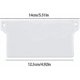 thumbnail image 2 of 10 Pack Blind Weight Plate Weight Vertical Blind Blind Vertical Slat 127mm White Replacement Parts, 2 of 5