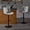 Lightgrey-2pc, variant on AUNEKIV Bar Stools, Swivel Counter Height Barstools with Back, Adjustable Faux PU Leather Bar Chairs, Modern Armless Kitchen Island Stool, Oatmeal