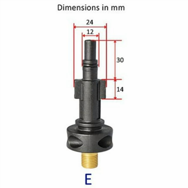 1pc Pressure Washer Adapter Foam Nozzle Adapter Car Washing 1/4 Foam Accessories E