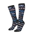 thumbnail image 2 of Fotbe Function Source Code print Women's Men's Novelty Crew Socks Cotton Socks Knee High Socks for Walking,Running,Nurses,Pregnancy, 2 of 8