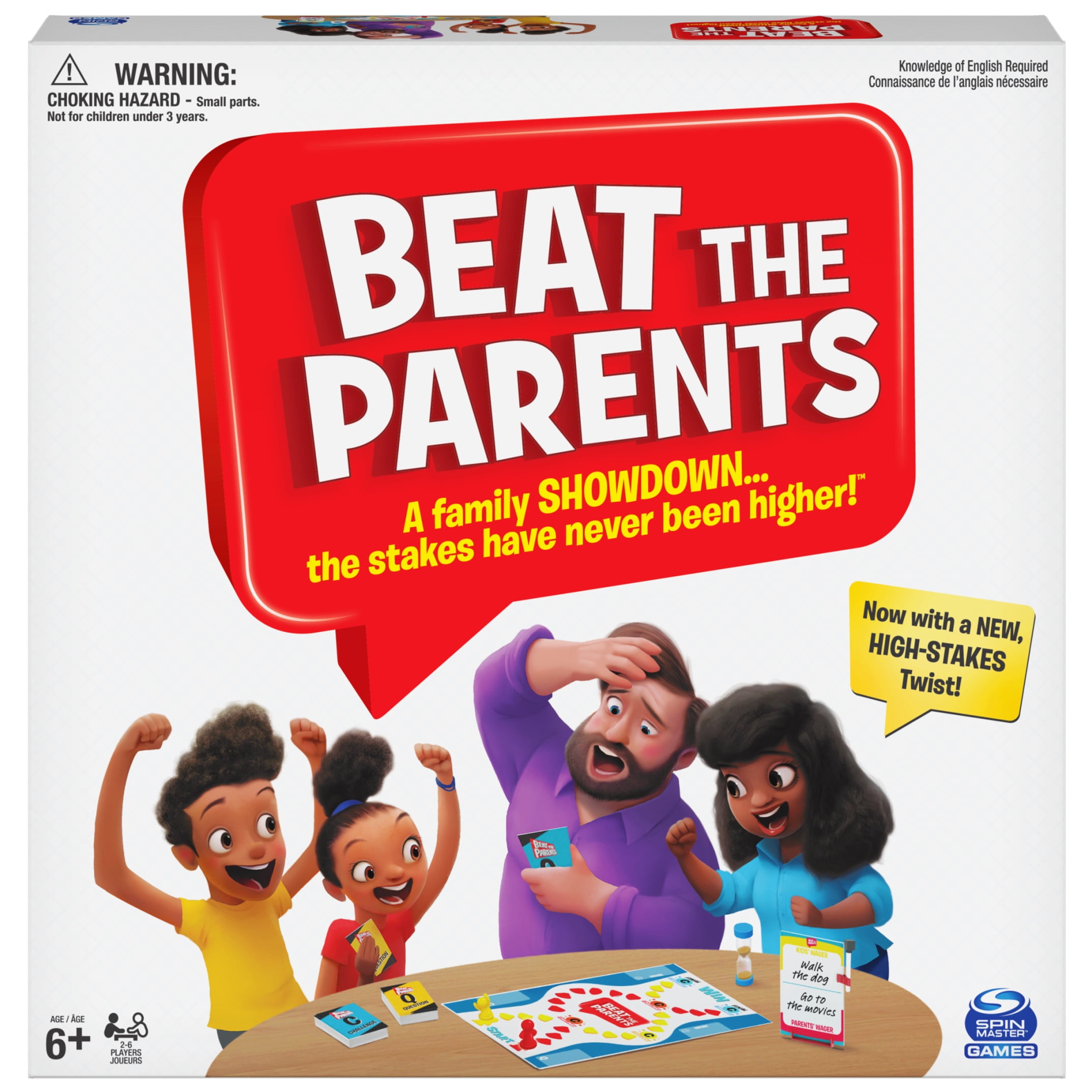 Spin Master Beat The Parents Family Trivia Game, Ages 8+ photo 1