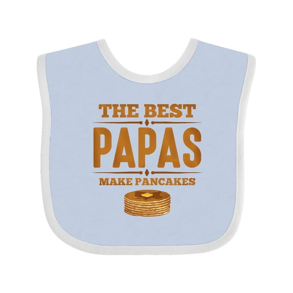 Inktastic Best Papas Make Pancakes Boys Baby Bib