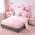 thumbnail image 3 of Erosebridal Pink Cute Coquette Bowknot 7-Piece Twin Bedding Sets,Girly Bowtie Princess Bedding Comforter Set For Bows Lover,Pink Reversible, 3 of 7