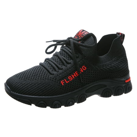 

NOKIO Women S Casual Trail Shoes Trendy Women S Athleisure Shoes Women S Walking Shoes Women S Patterned Workout Sneakers Women Casual Shoes Knit Detail Sport Shoes Mesh Lace Up Running Shoes