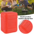 thumbnail image 1 of Boîte de Rangement pour Réchaud de Camping Accessoires de Four en Plastique Étui de Protection en Éponge avec Couvercle Rouge 11.7x7.2x8.5cm, 1 of 8