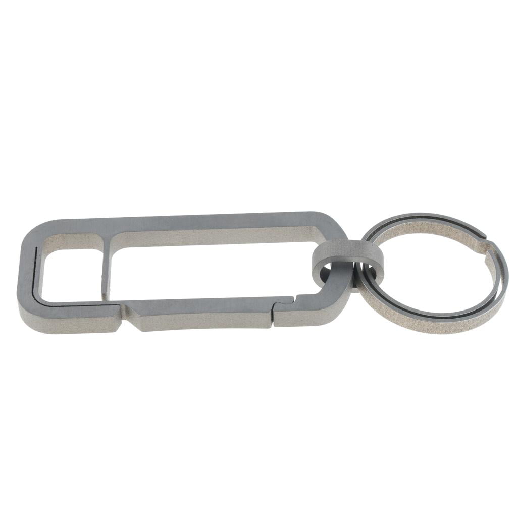 Multifuction Camping Buckle Carabiner Keychain Key Ring Clip Hook Bottle Opener 