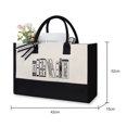 thumbnail image 2 of Fashion Shoulder Bag Hit Color Women Shopping Tote Handbags (Zebra Pattern), 2 of 7