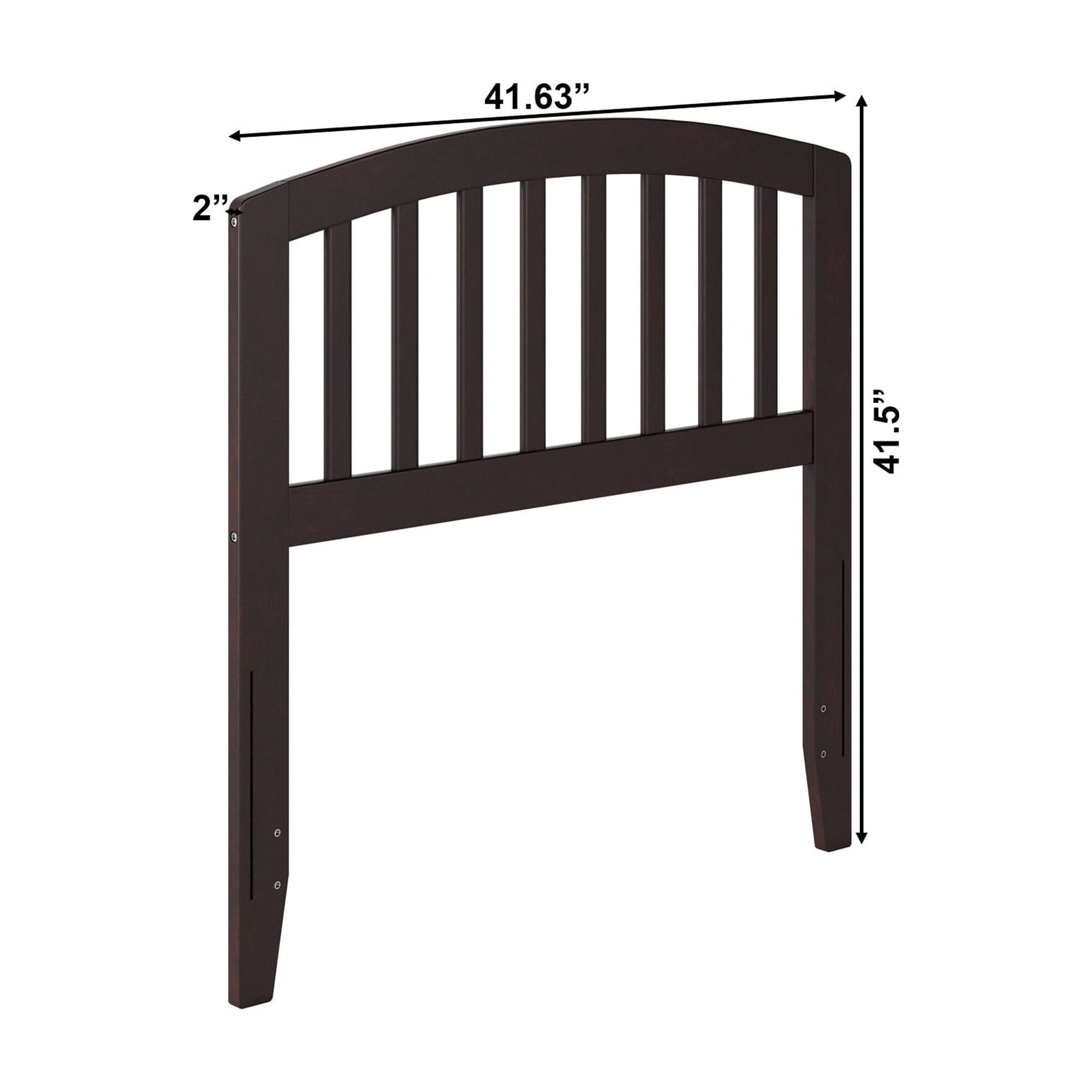 AFI Richmond Twin Solid Wood Headboard, Espresso