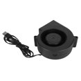 thumbnail image 2 of Ventilador de refrigeración para PC de 3,8 pulgadas de alto, CC 5 V, sin escobillas, 3800 RPM, 22 CFM, entrada USB, para CPU, chasis de computadora y electrónica., 2 of 14