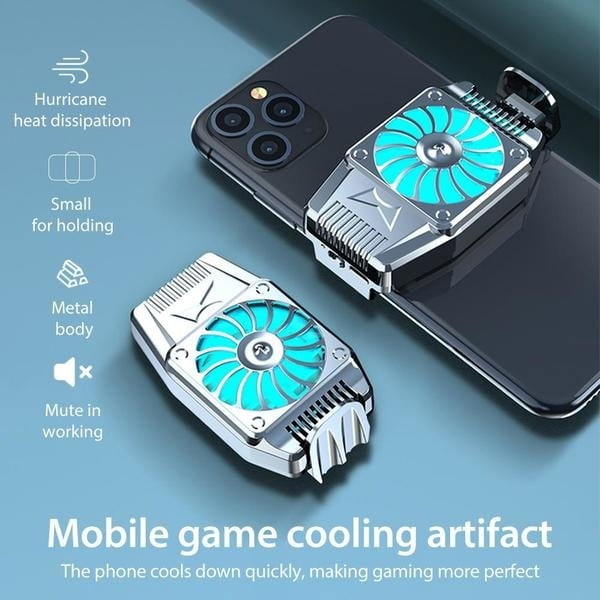 Universal Mini Phone Cooling Fan Radiator Hurricane Game Cooler Cell Phone Cool Heat Sink IPhone/Samsung/Xiaomi - Walmart.com